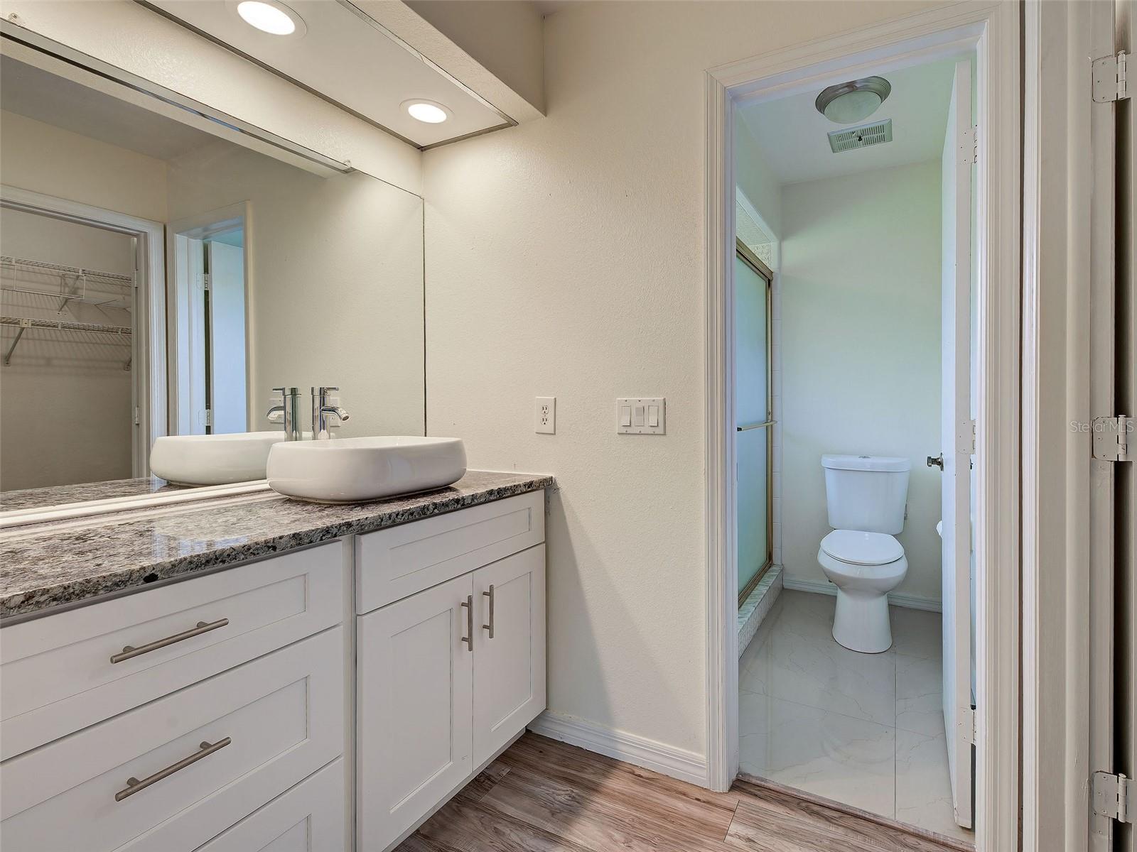 Beautiful Granite with Newer Cabinets, SInk and Faucet.