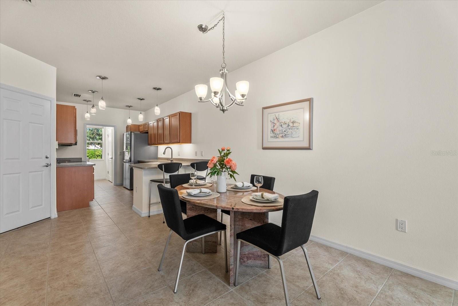Dining Room open to Kitchen