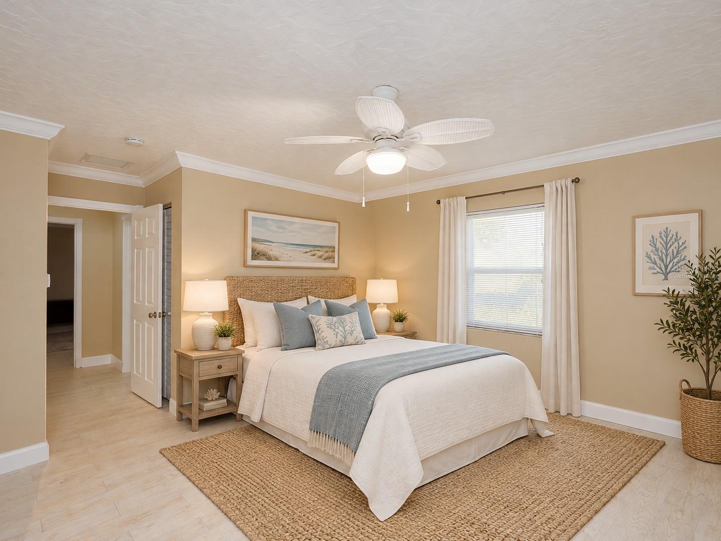 virtually staged guest bedroom 1