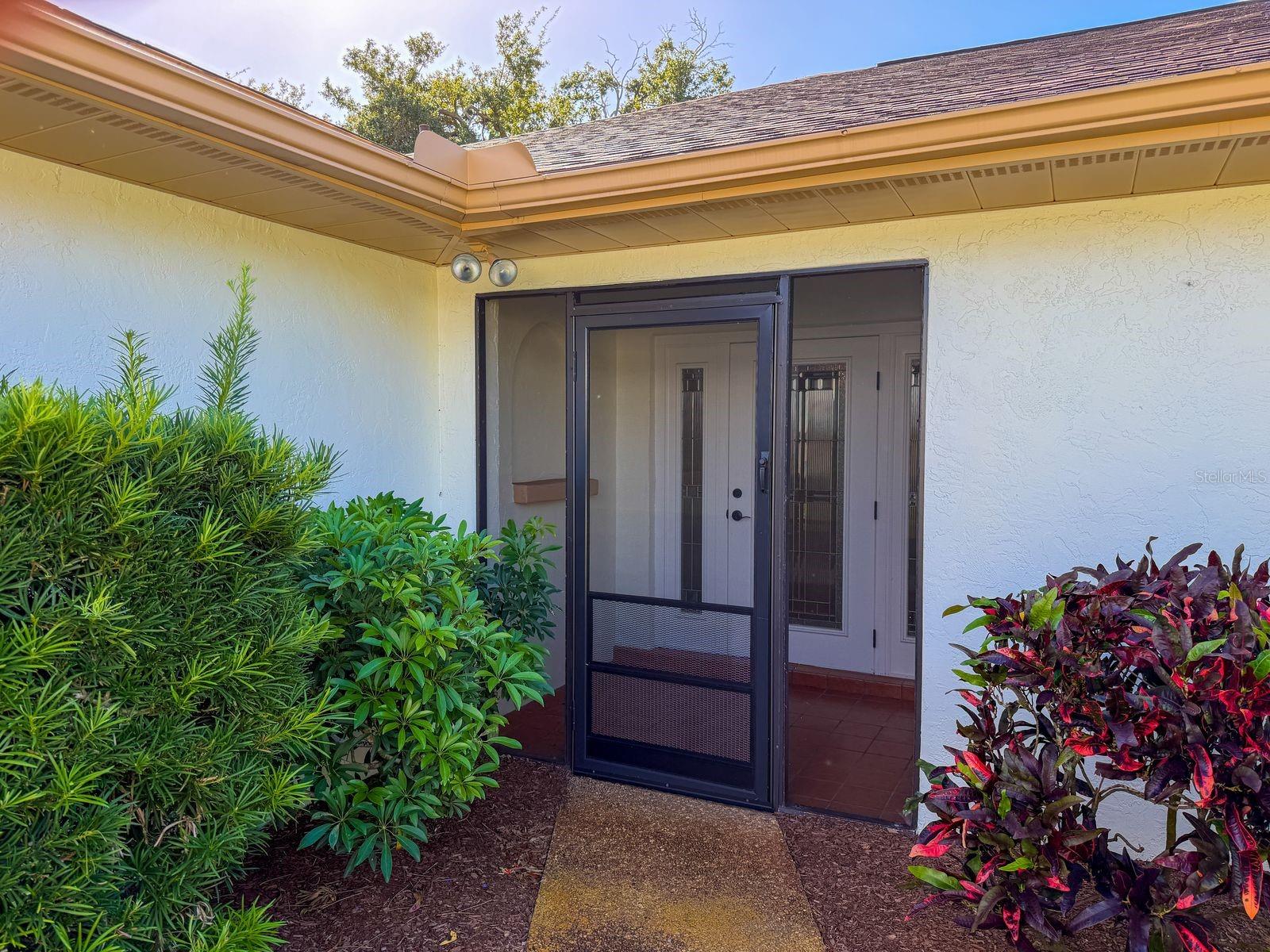 screened front entry screened front entry