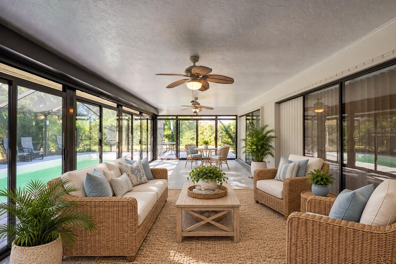 virtually staged FL room