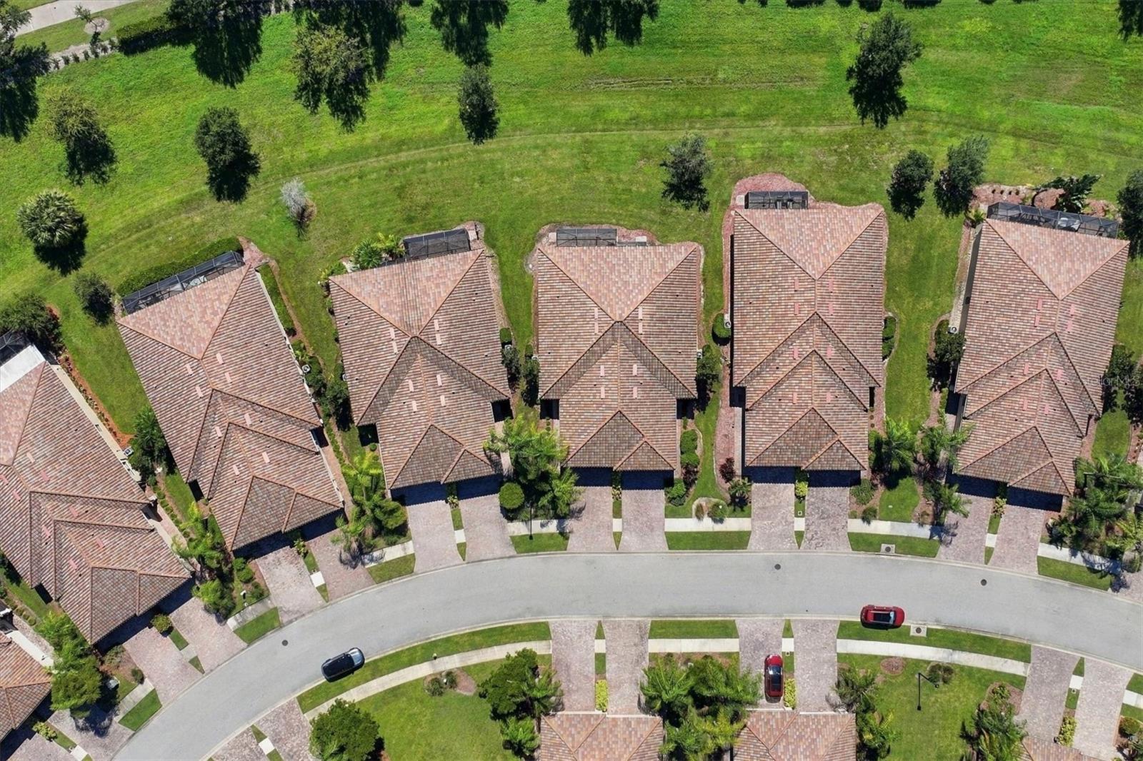 Aerial View of Villa