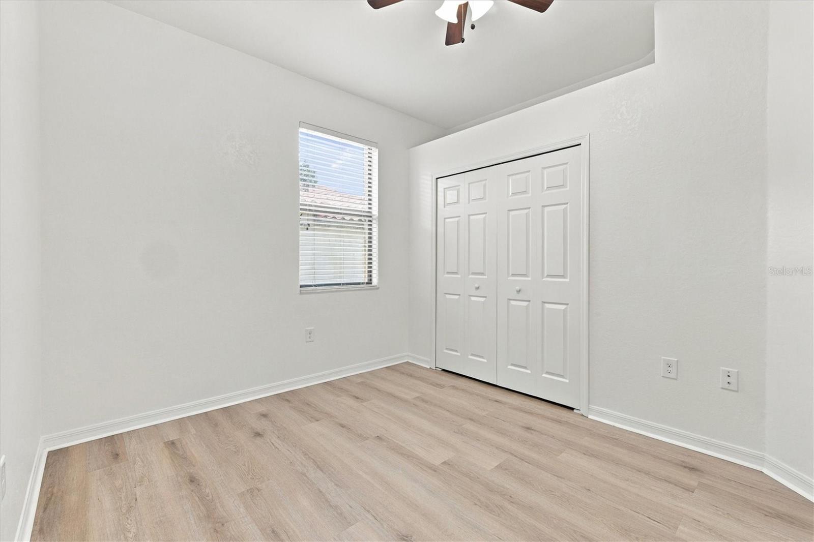 Bedroom #2 with NEW LUXURY VINLY FLOORING