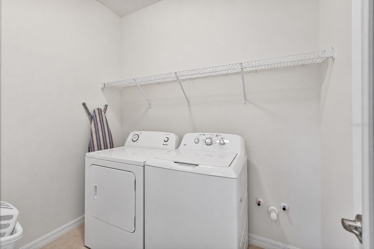 Laundry room with rough-in for laundry tub sink