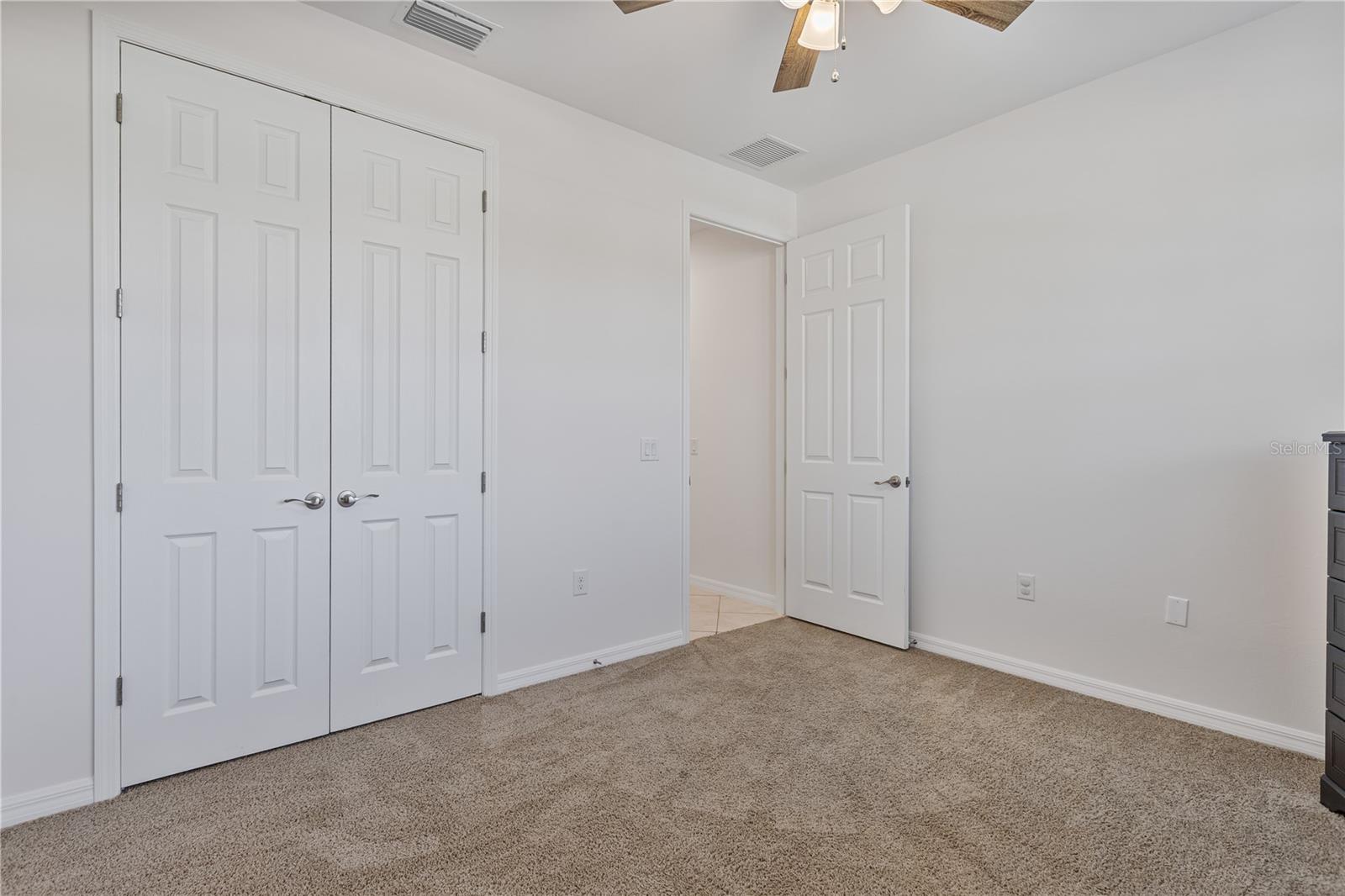Bed 2 closet