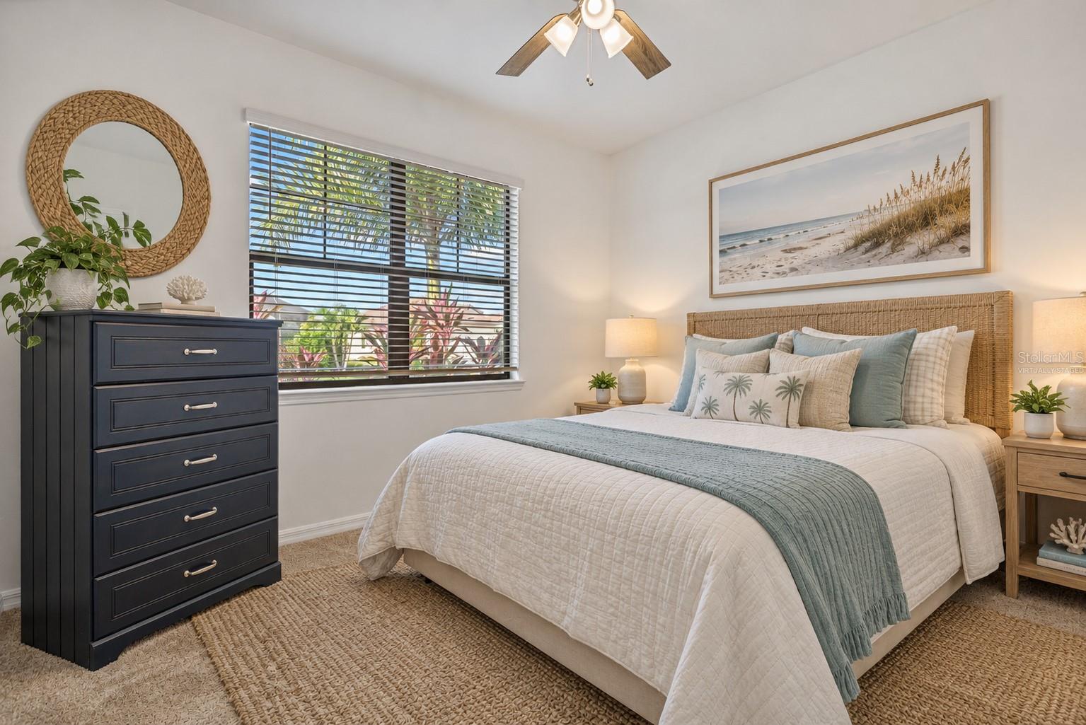 Virtually staged bed 2