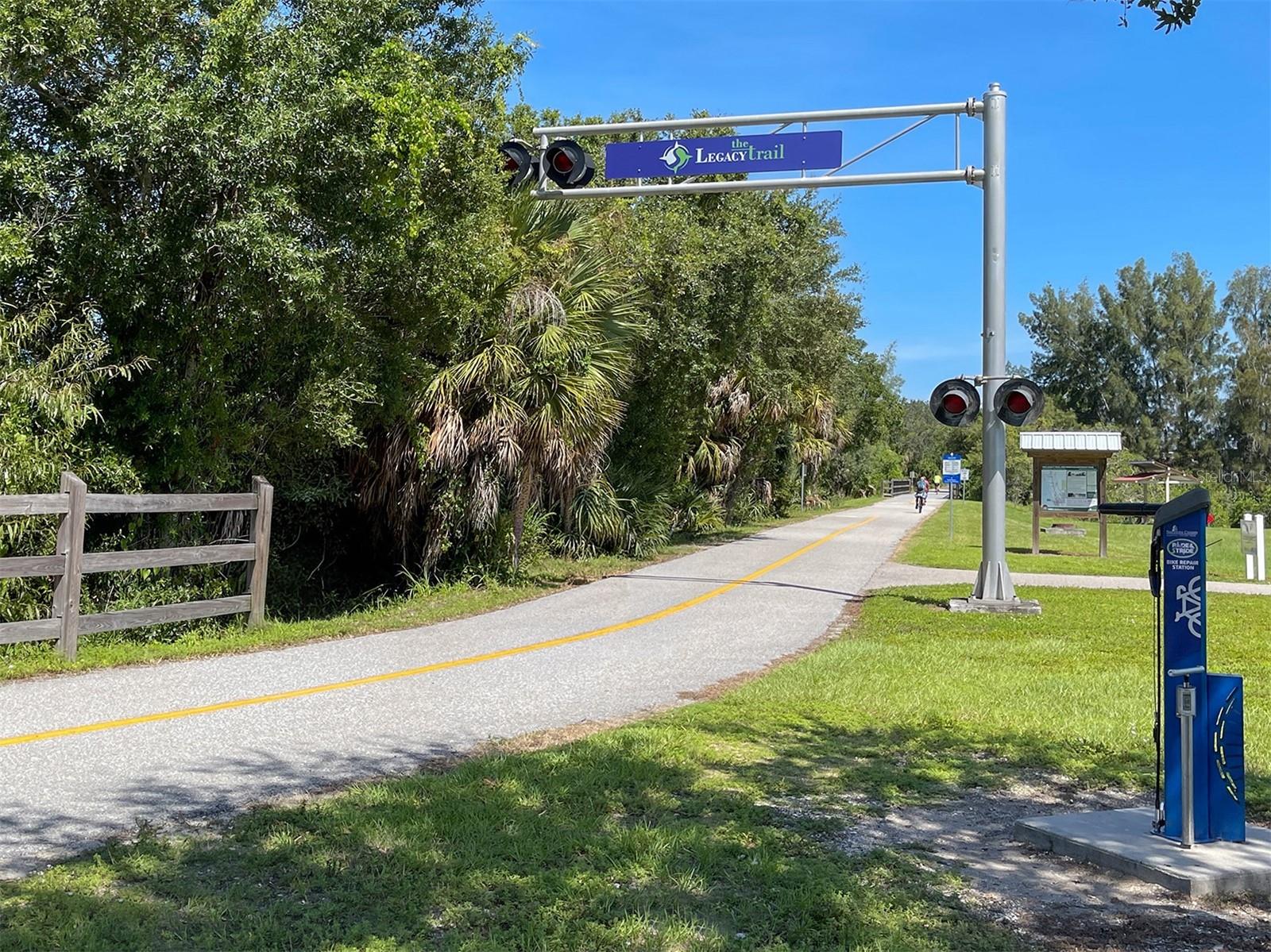 Miles and miles of public biking and walking trails.