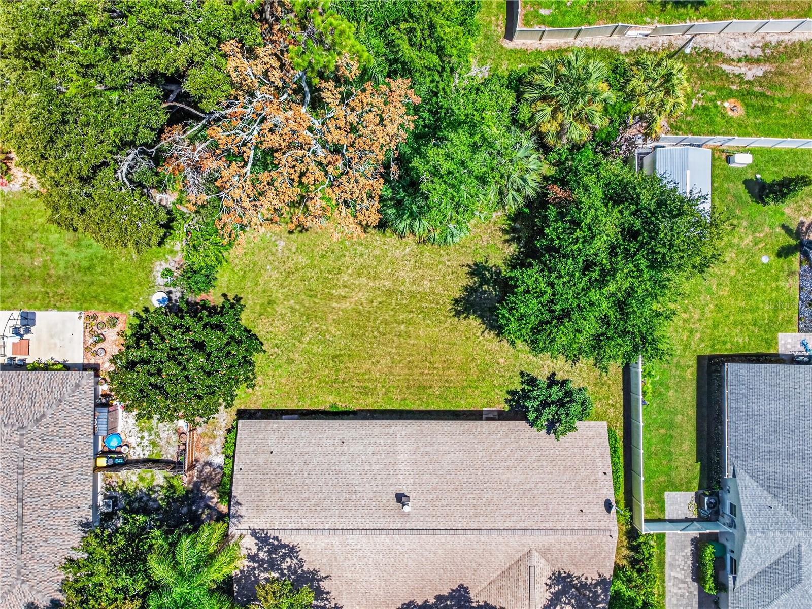 Overhead backyard Overhead backyard
