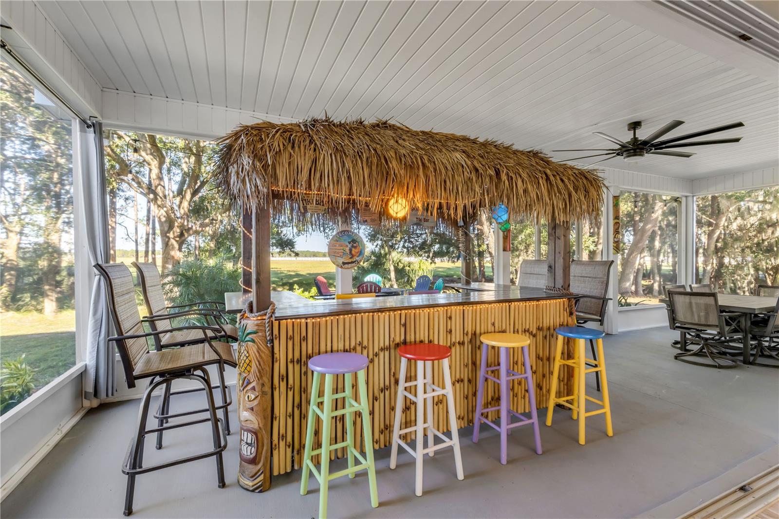 tiki on the lanai