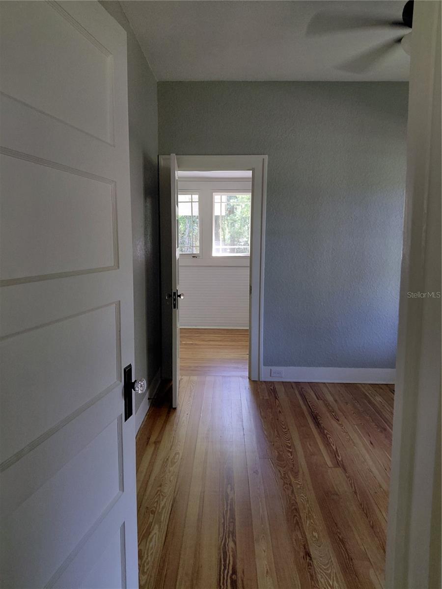 Bedroom #2 with view of bonus room