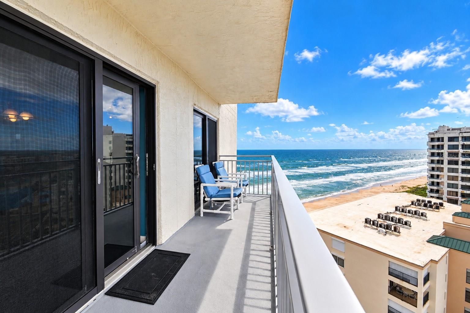 Balcony from Dining Room.
