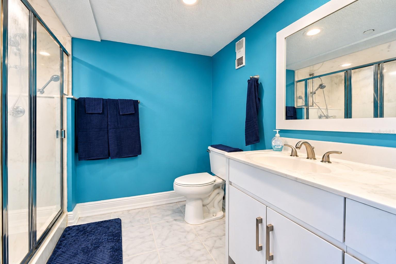 Primary bathroom.