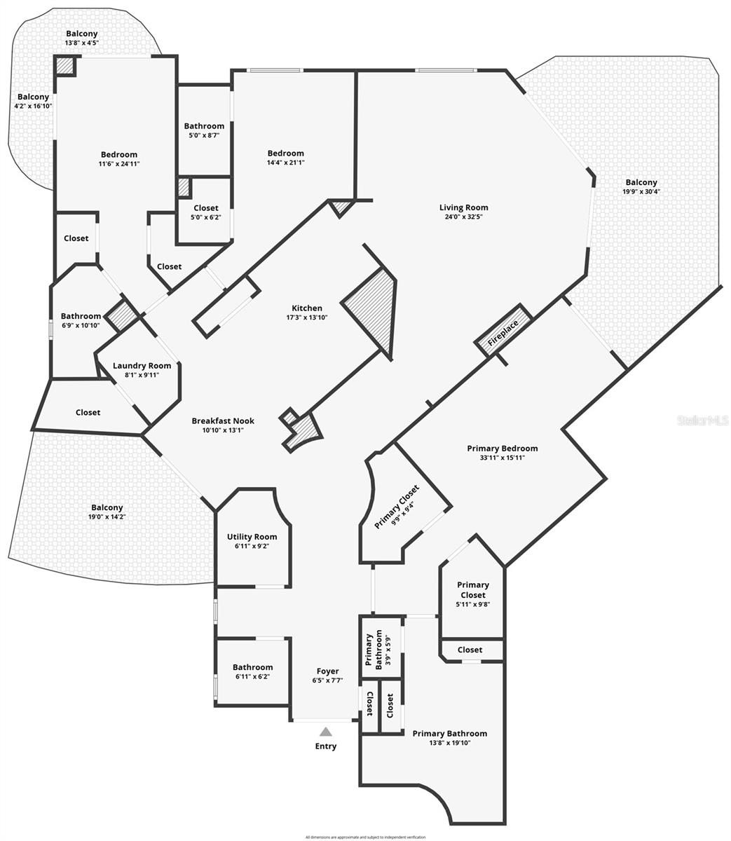 FLOOR PLAN OF THE UNIT