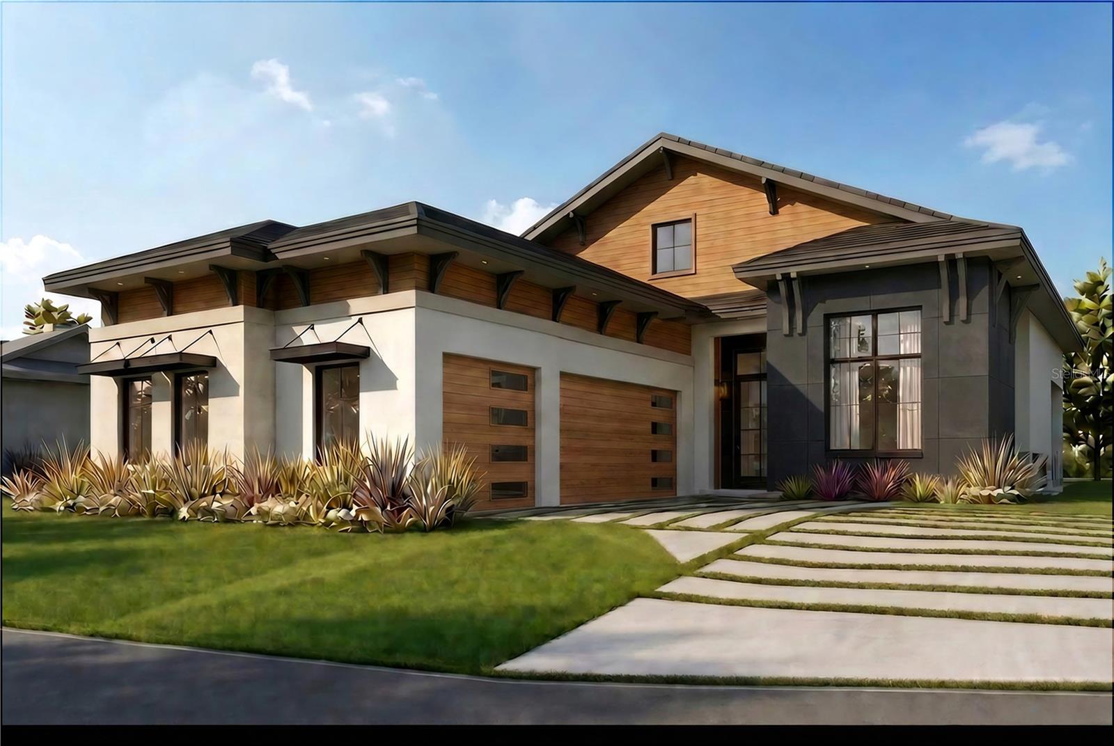 Front Exterior Architectural Rendering Front Exterior Architectural Rendering