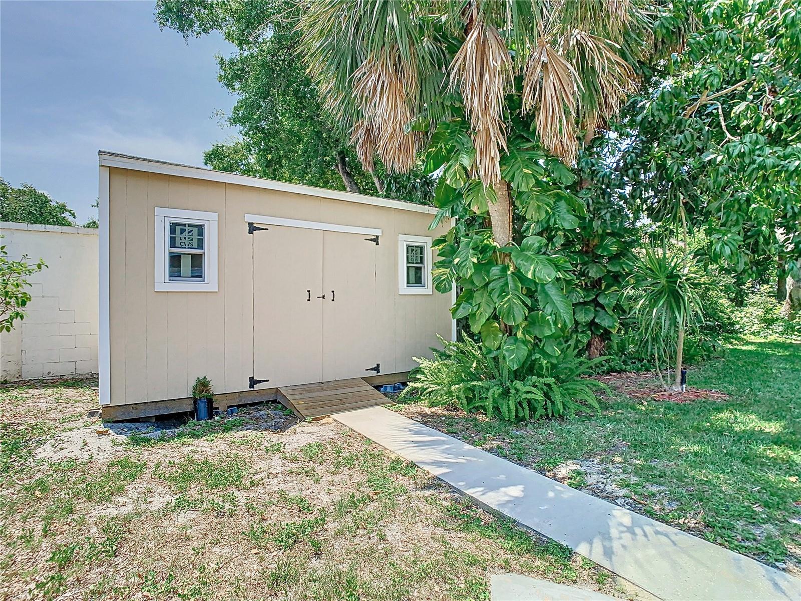 Backyard: Brand New Shed/Storage