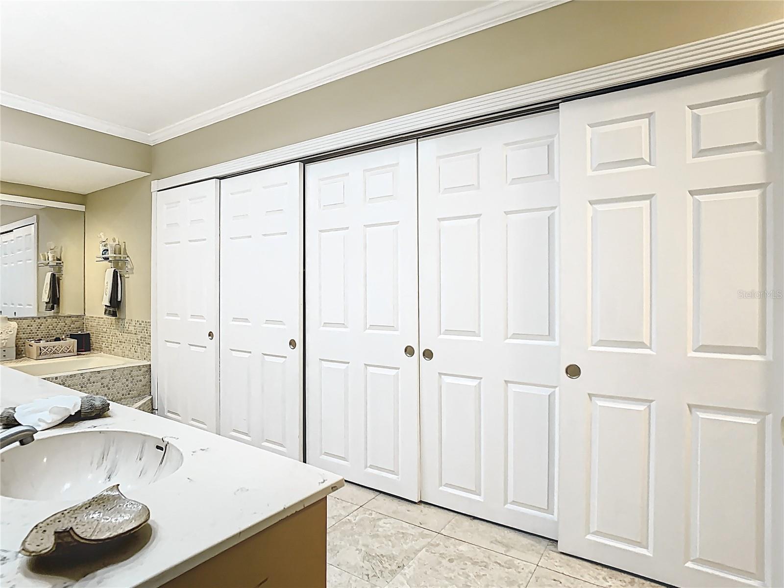 Primary Bathroom- w/ 3 Walk-In Closet