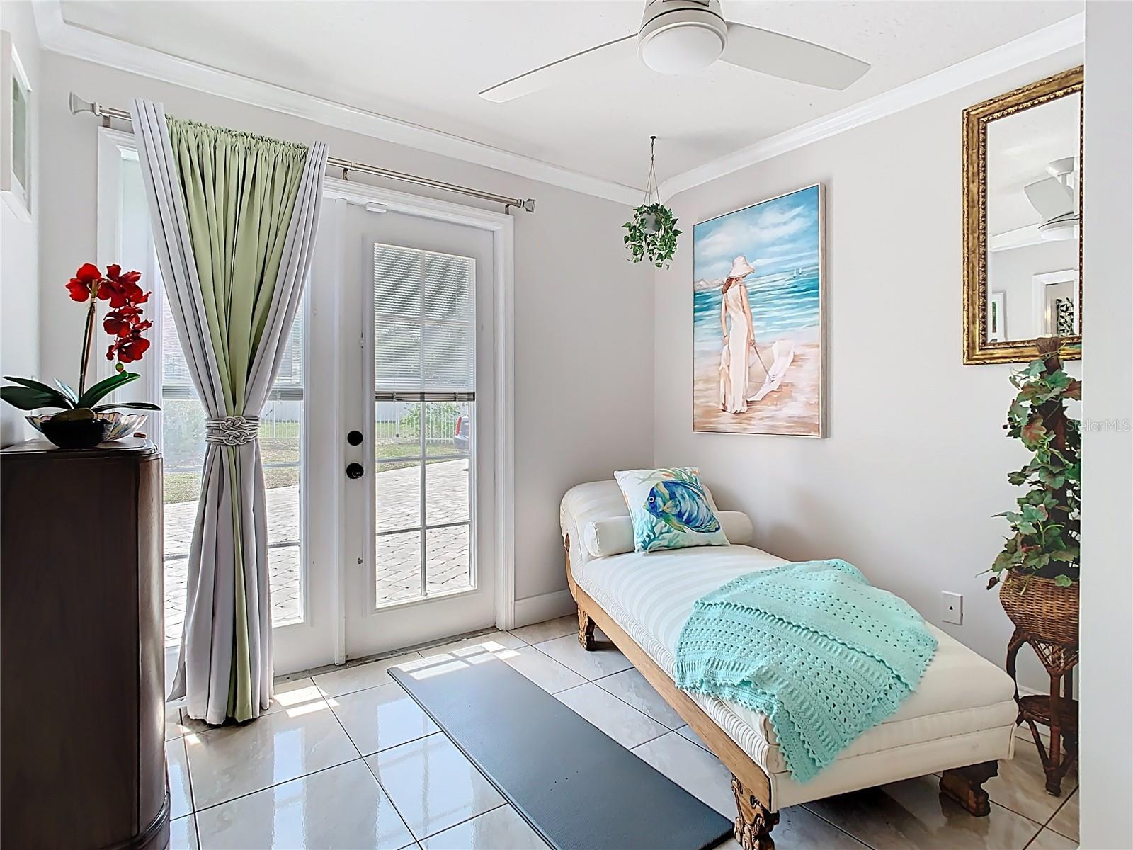 Bedroom 1 with private entrance & foyer