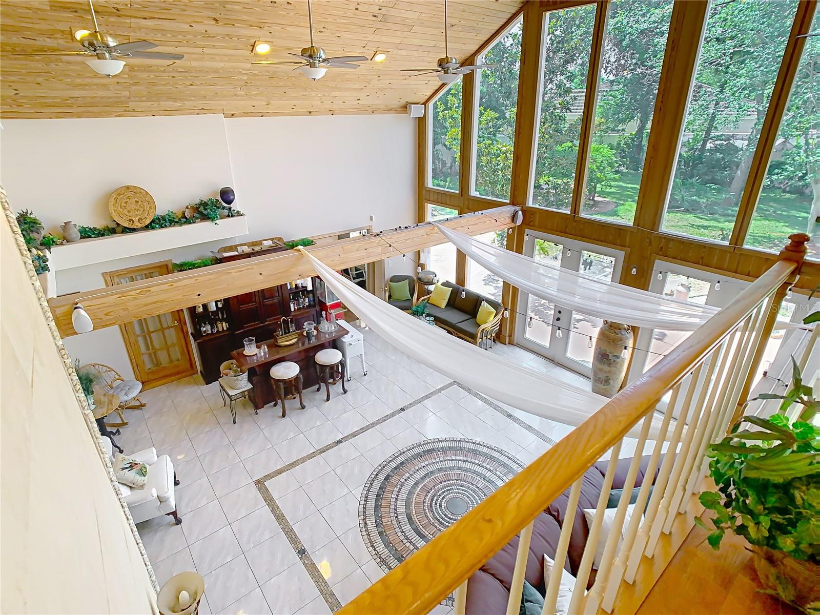 View of Great Room from 2nd Floor Balcony