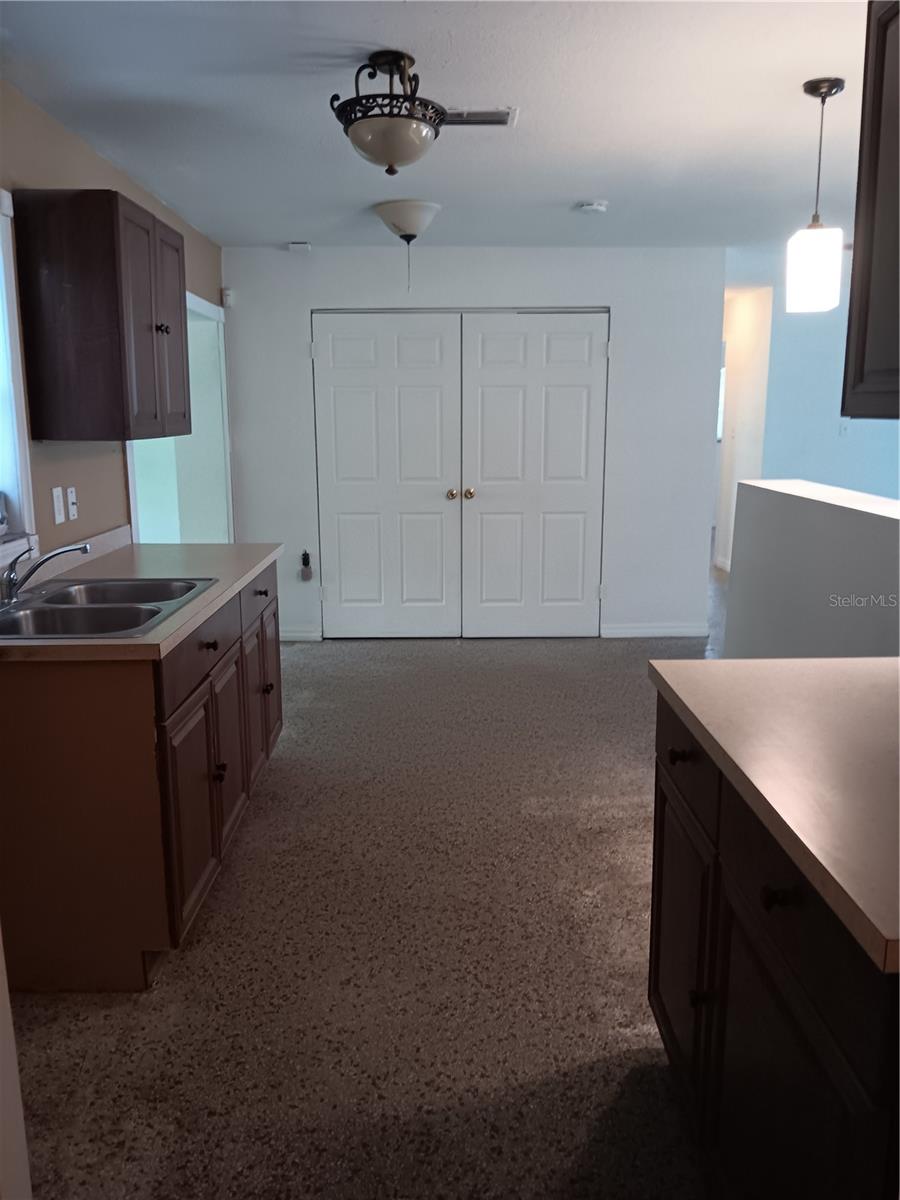 View from kitchen