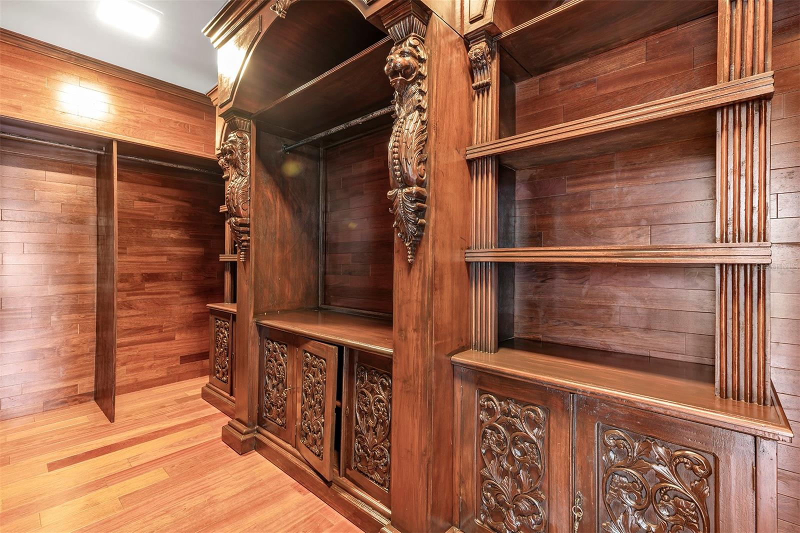 Primary Bedroom Closet with Safe