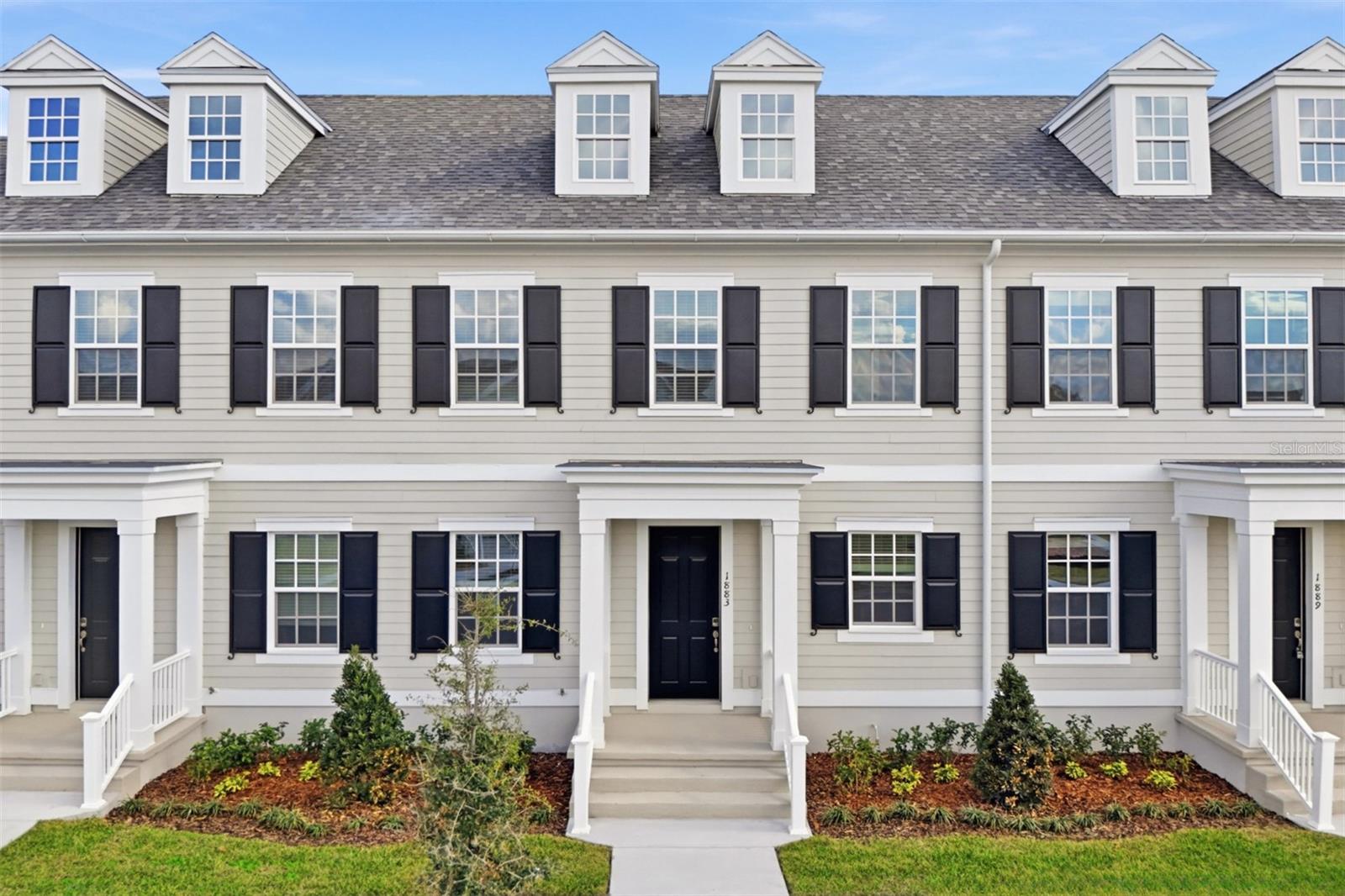 Island Village at Celebration Lot 290 of Phase 2 Exterior - Aleutian Floorplan - Colonial Elevation Island Village at Celebration Lot 290 of Phase 2 Exterior - Aleutian Floorplan - Colonial Elevation
