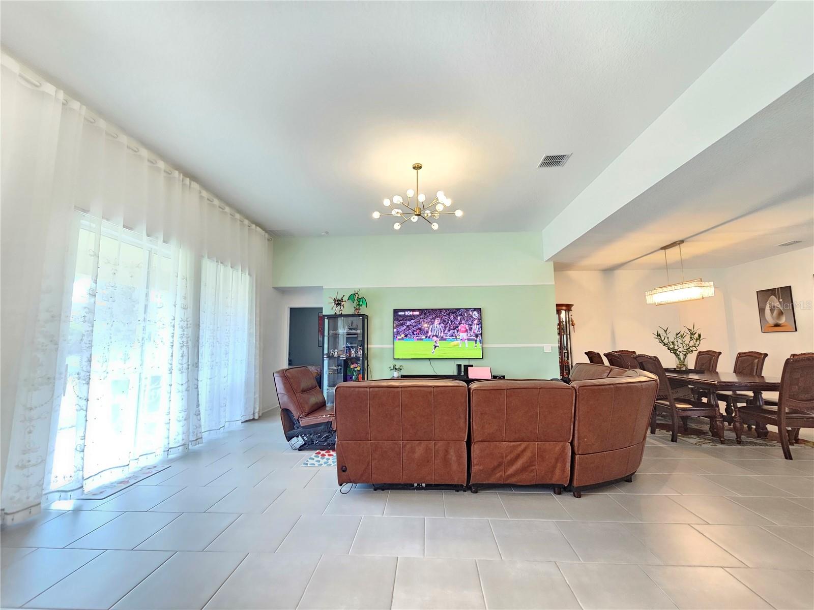 Living Room and Dining Room