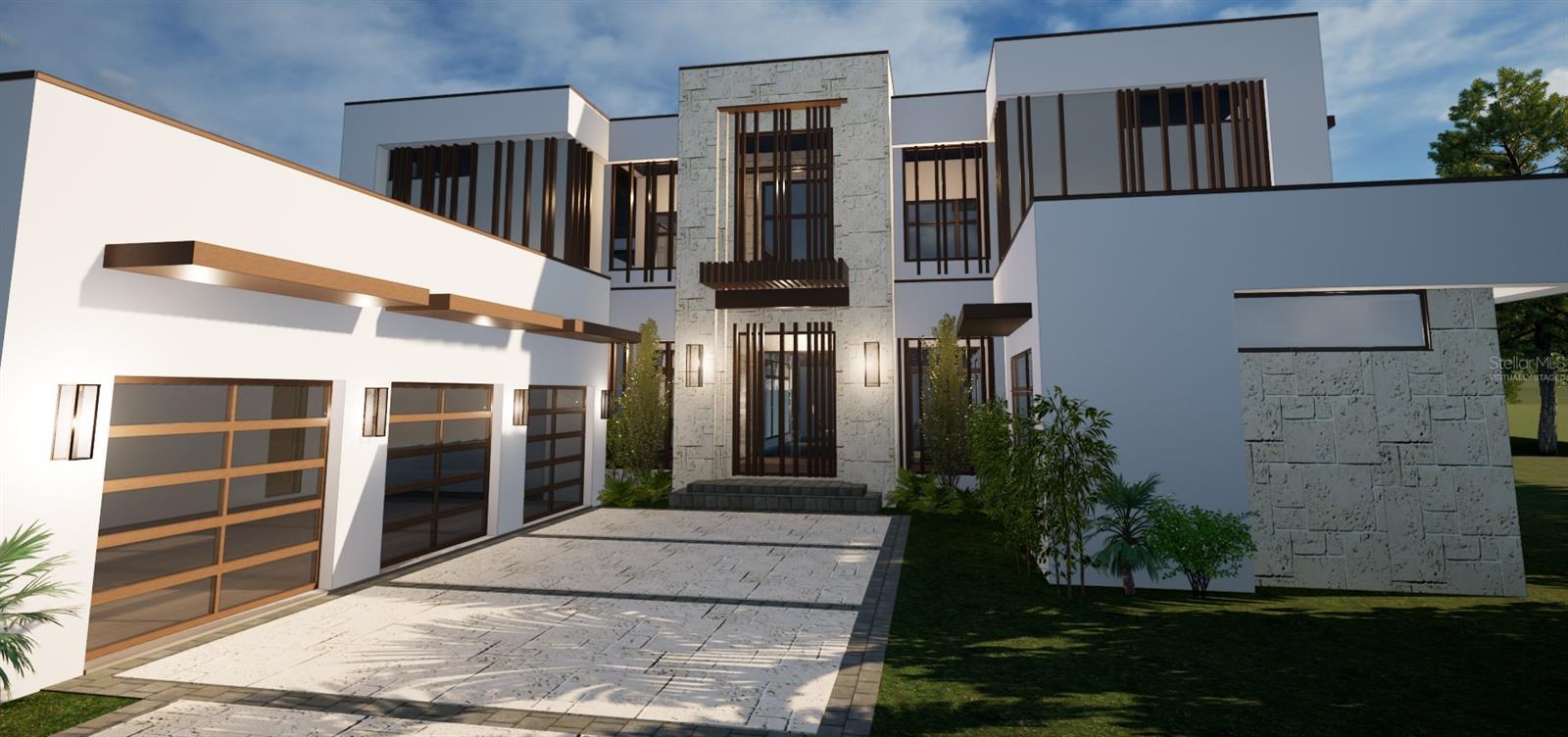 Front Exterior Rendering - Virtually Staged Front Exterior Rendering - Virtually Staged