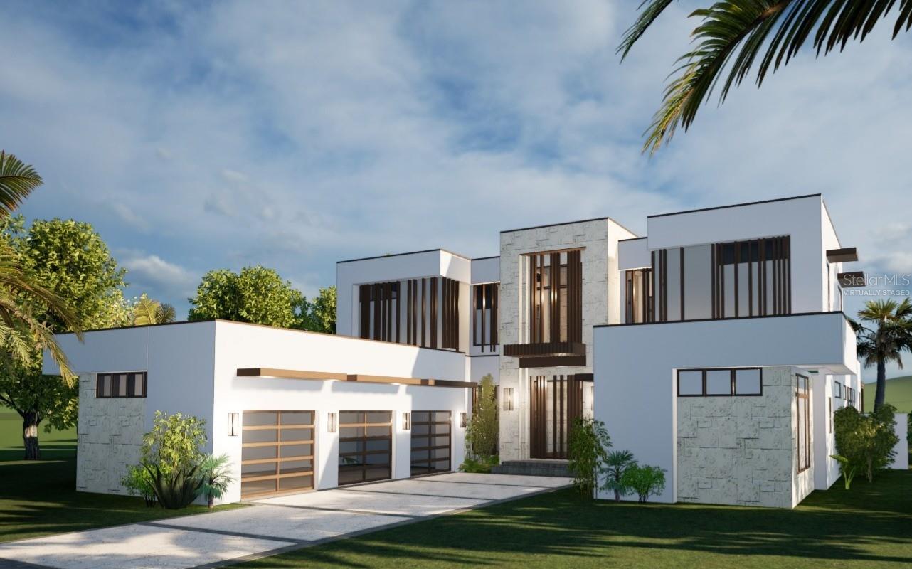 Front Exterior Rendering - Virtually Staged Front Exterior Rendering - Virtually Staged