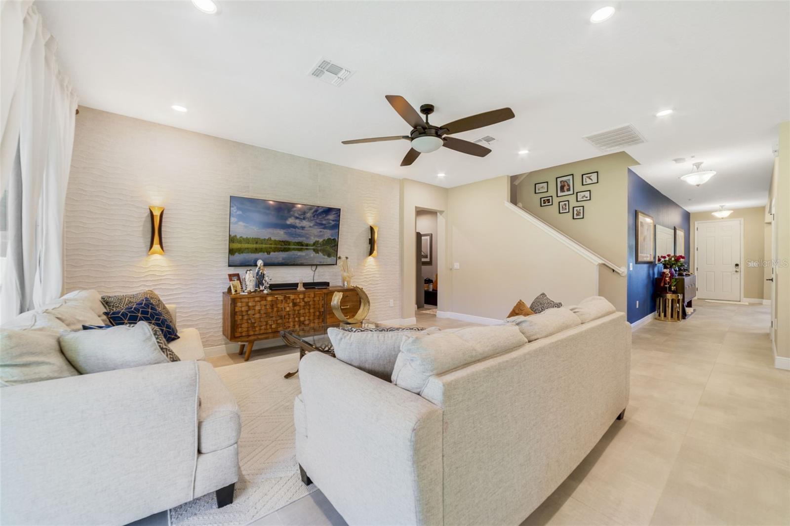 Conveniently adjacent to the Kitchen, the expansive Living area invites connection and comfort. Conveniently adjacent to the Kitchen, the expansive Living area invites connection and comfort.