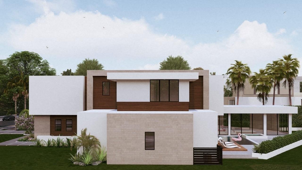 Side Exterior - Virtually Staged