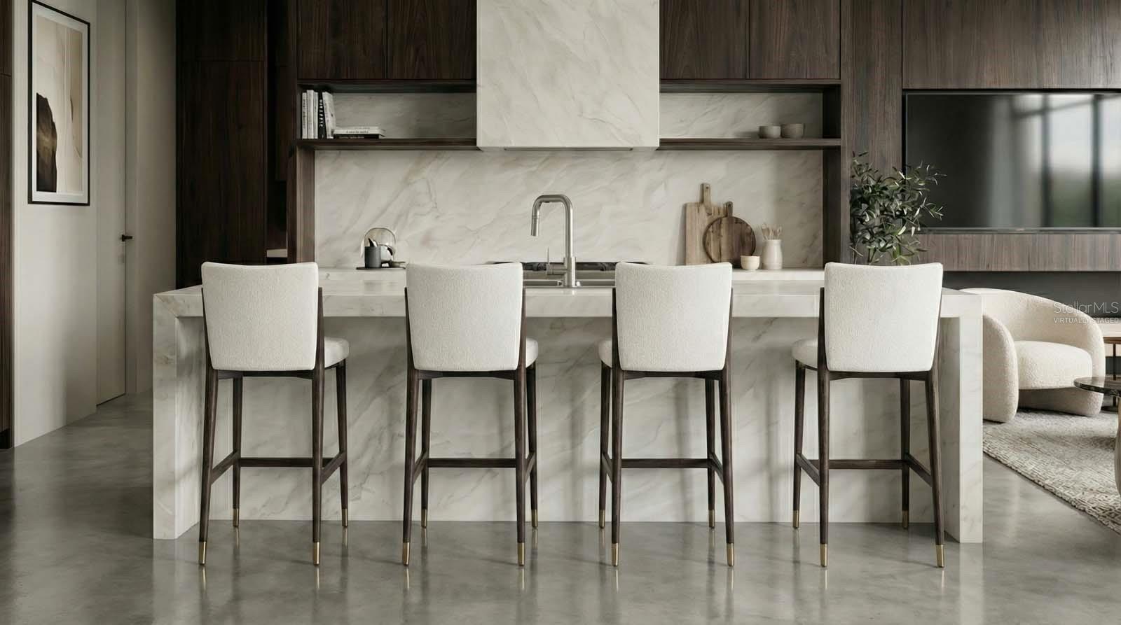 Kitchen Rendering - Virtually Staged