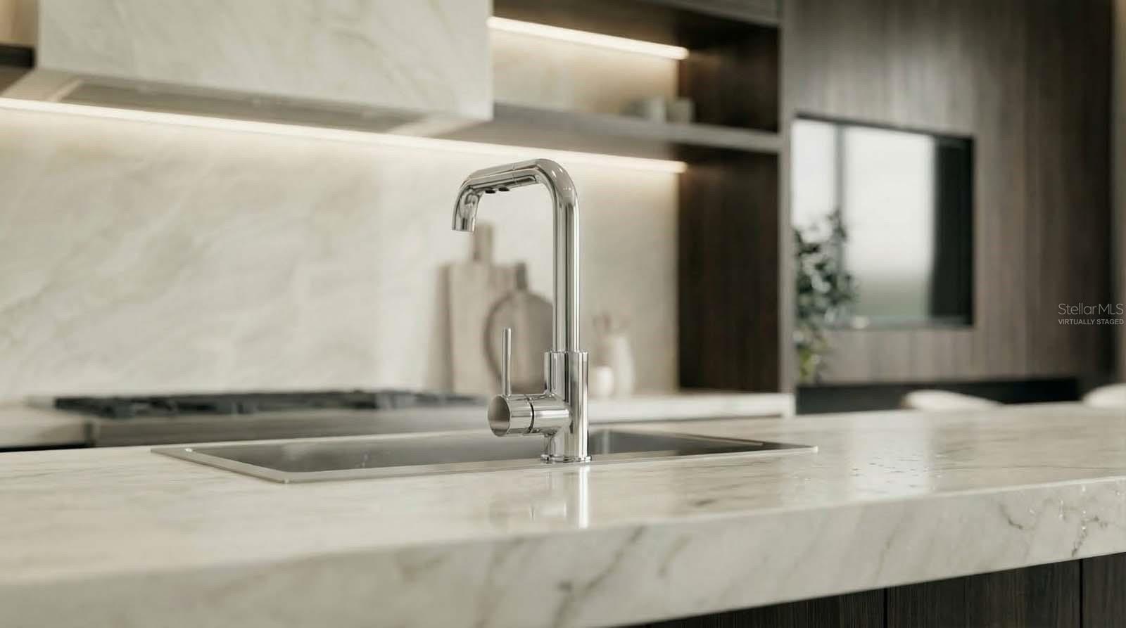 Kitchen Rendering - Virtually Staged
