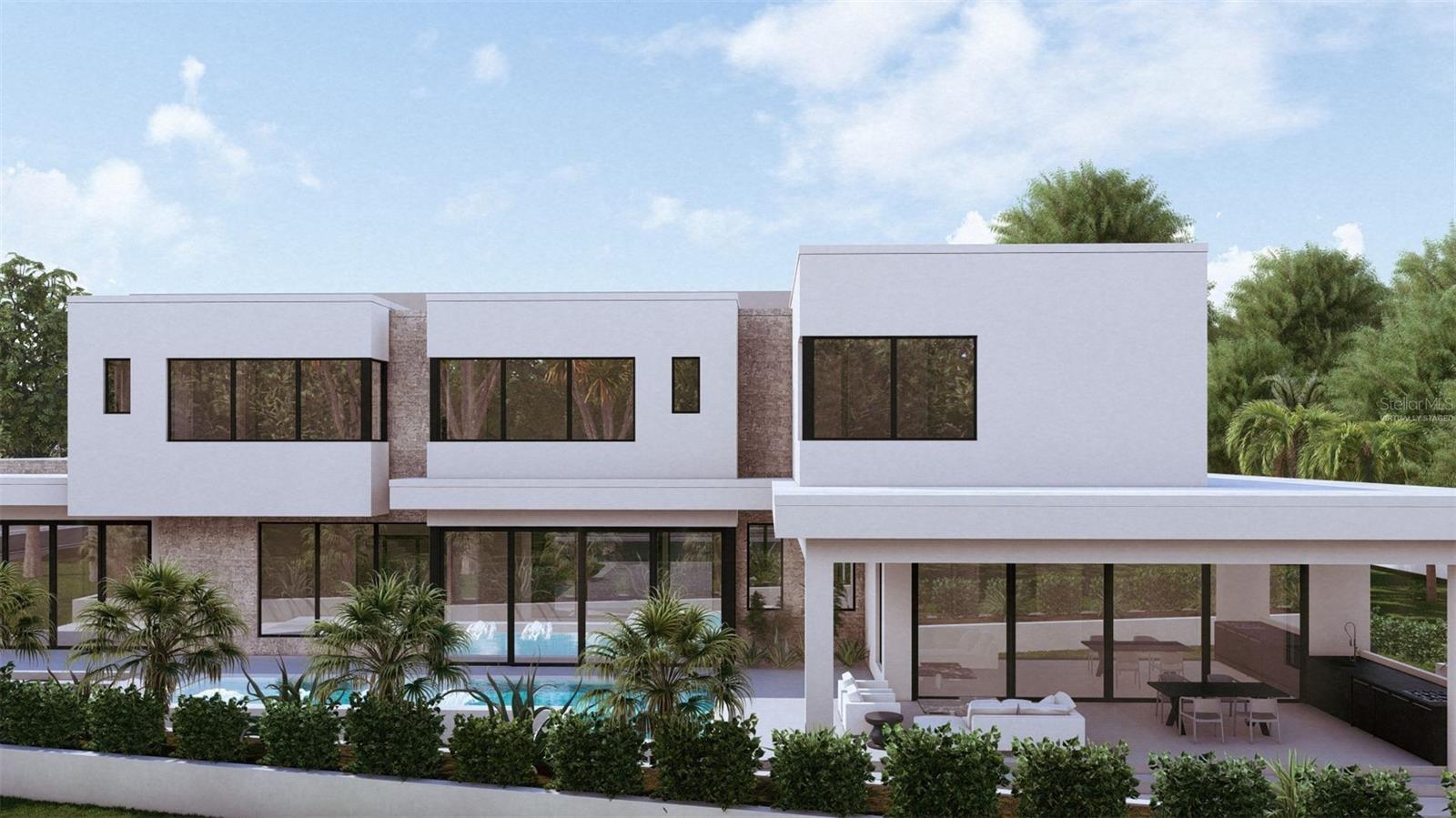 Back Exterior - Virtually Staged