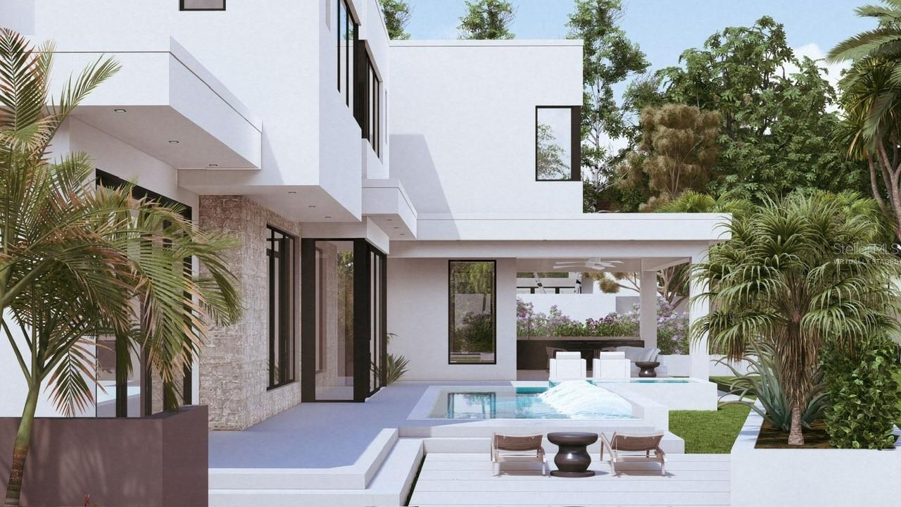 Back Exterior - Virtually Staged