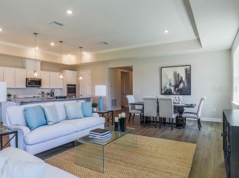 Model home - actual features may vary.