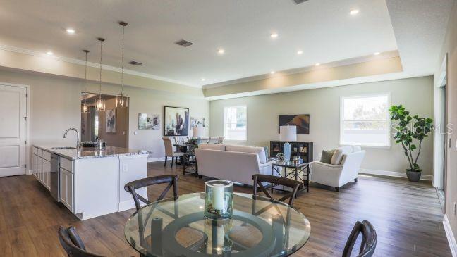 Model home - actual features may vary.