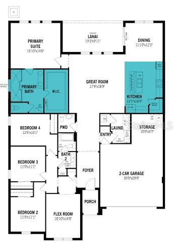 Rainwood Lot 53 Floorplan with Upgrades