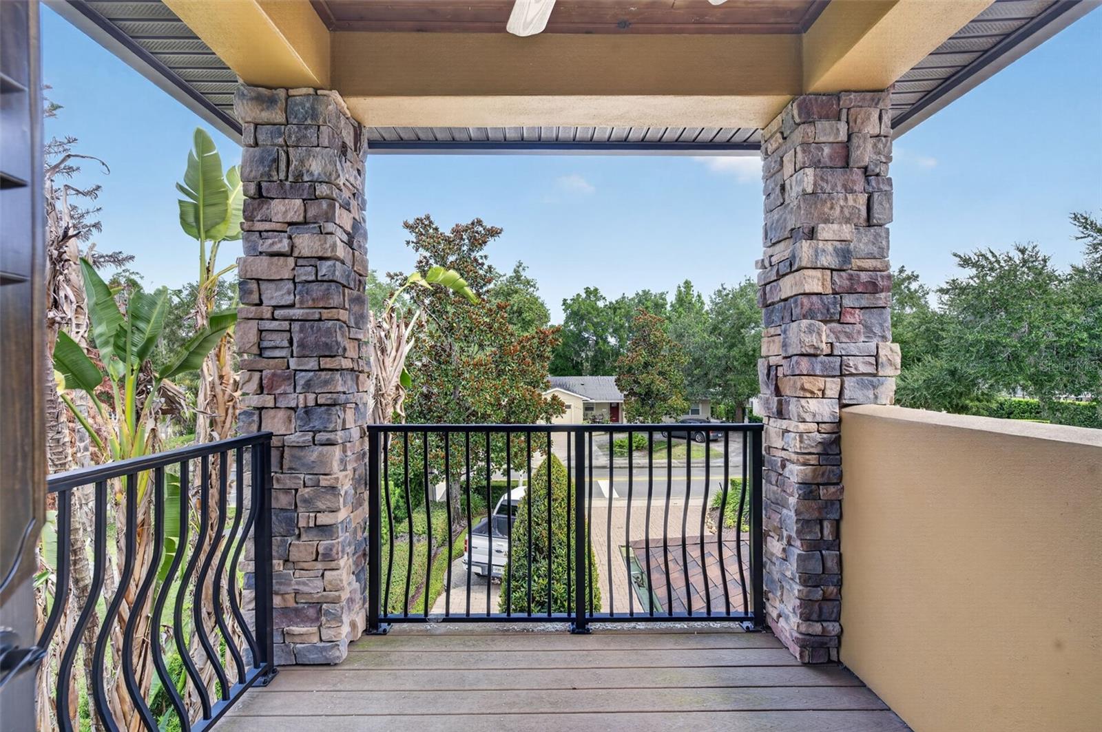 Balcony upstairs