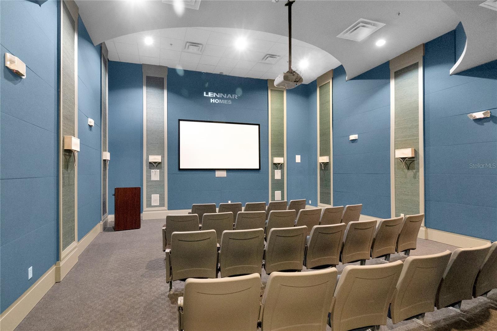 The Oasis Club movie theater