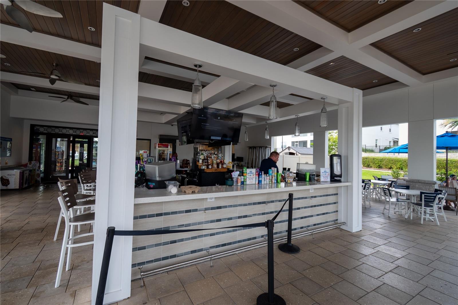 The Island offers another fun pool area along with to-go food and a bar