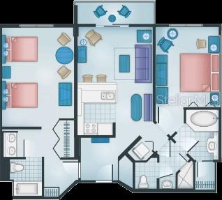 2-bedroom Floor Plan