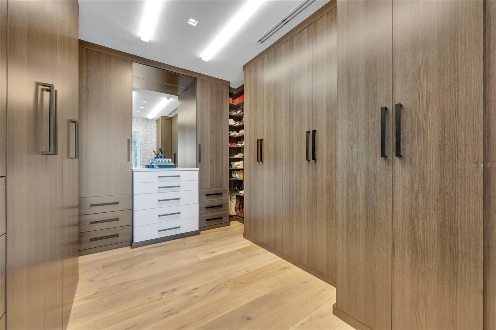 Primary walk-in closet