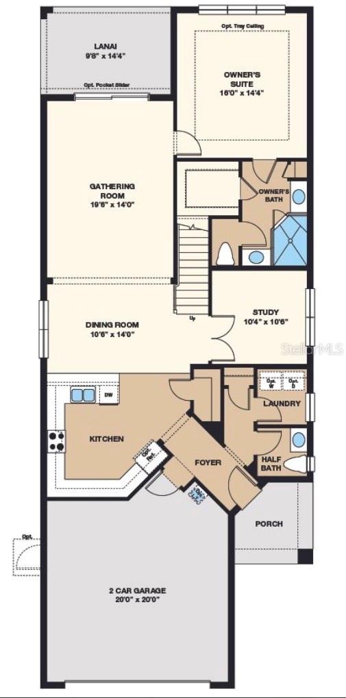 downstairs floor plan