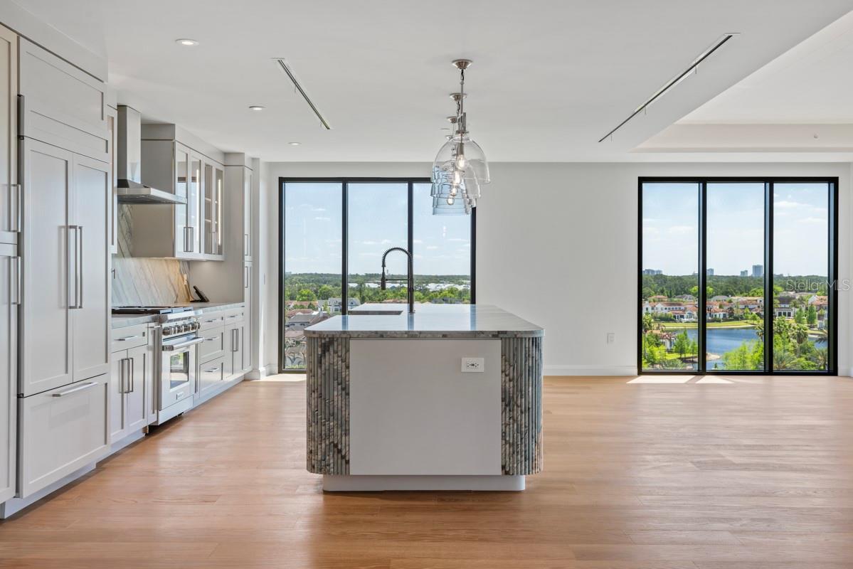 Gourmet kitchen