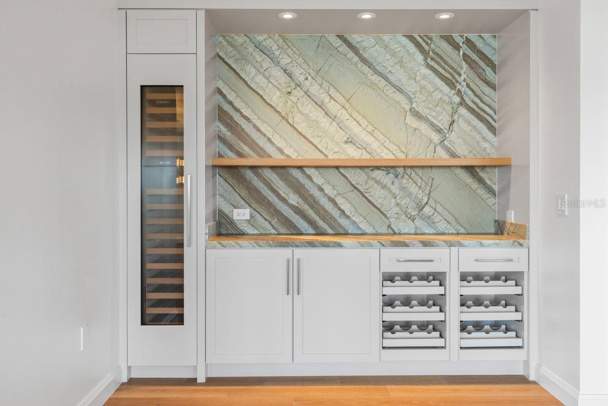 Wine Cooler and Butler's Pantry Area