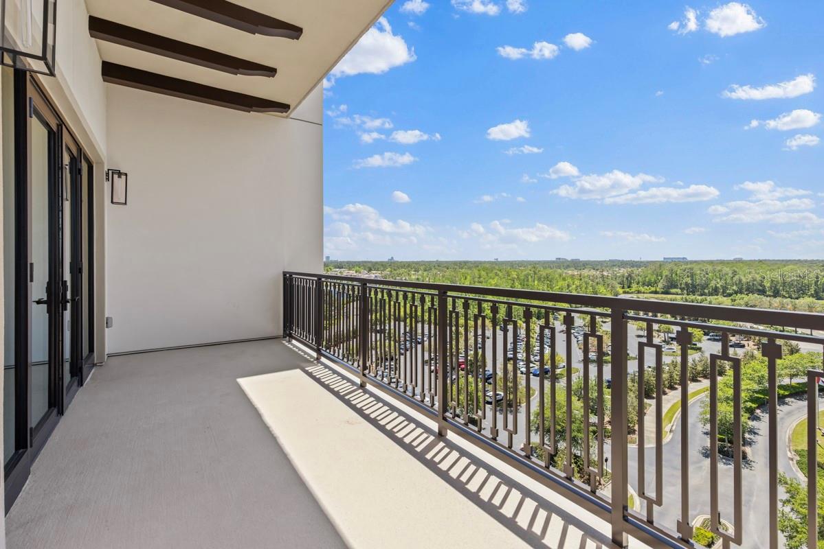Private balcony