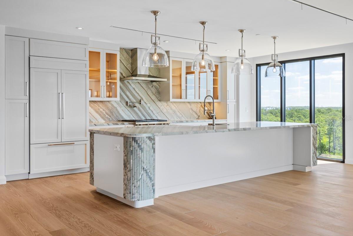 Gourmet kitchen island