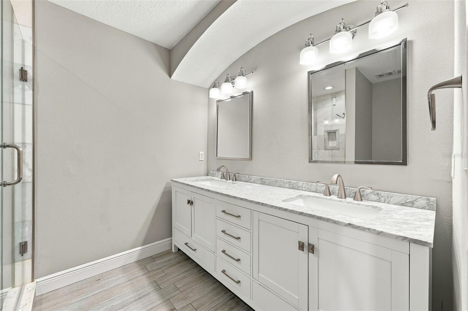 Primary Bathroom Double Sinks