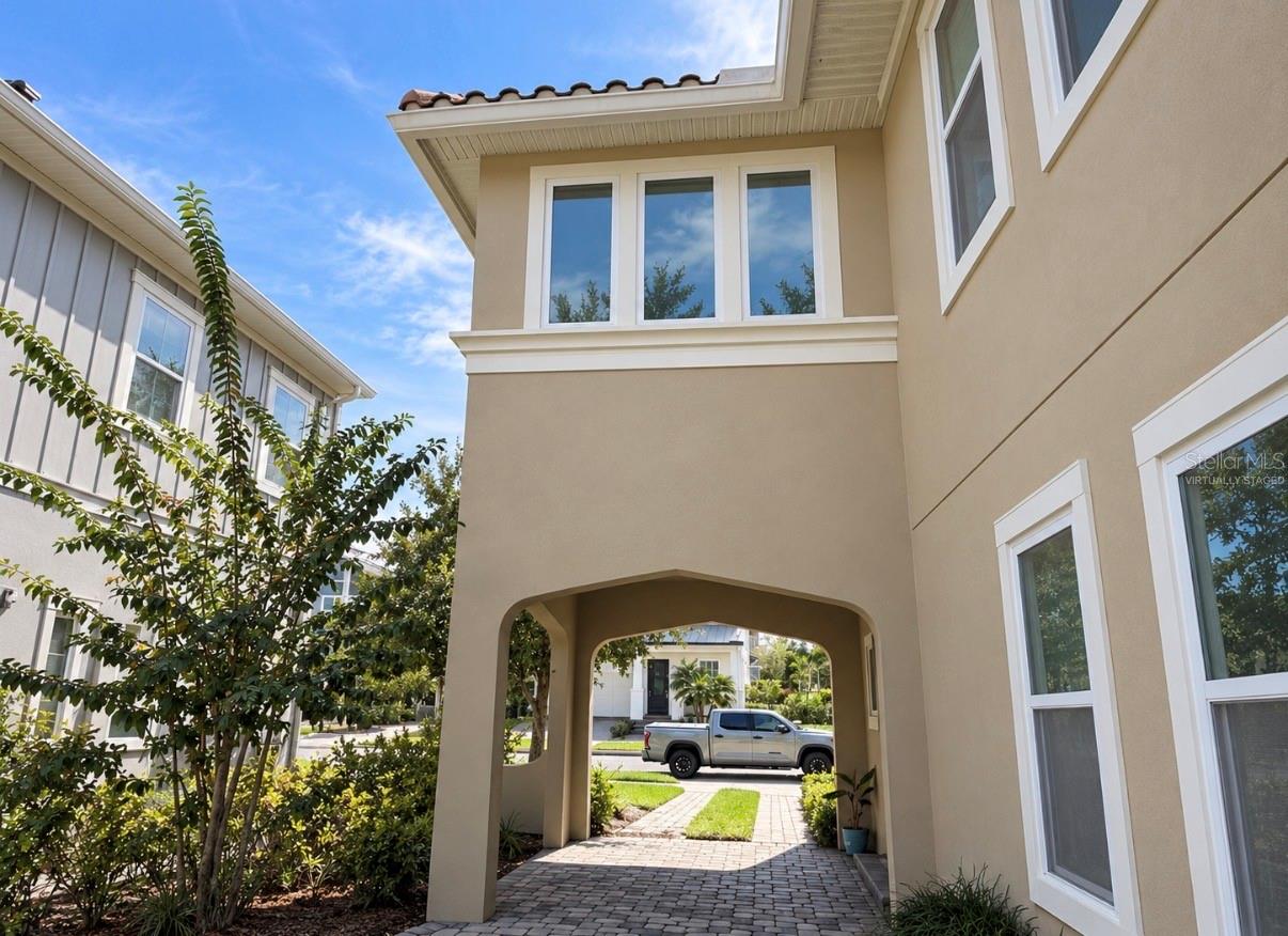 Virtually staged With balcony converted to a finished room