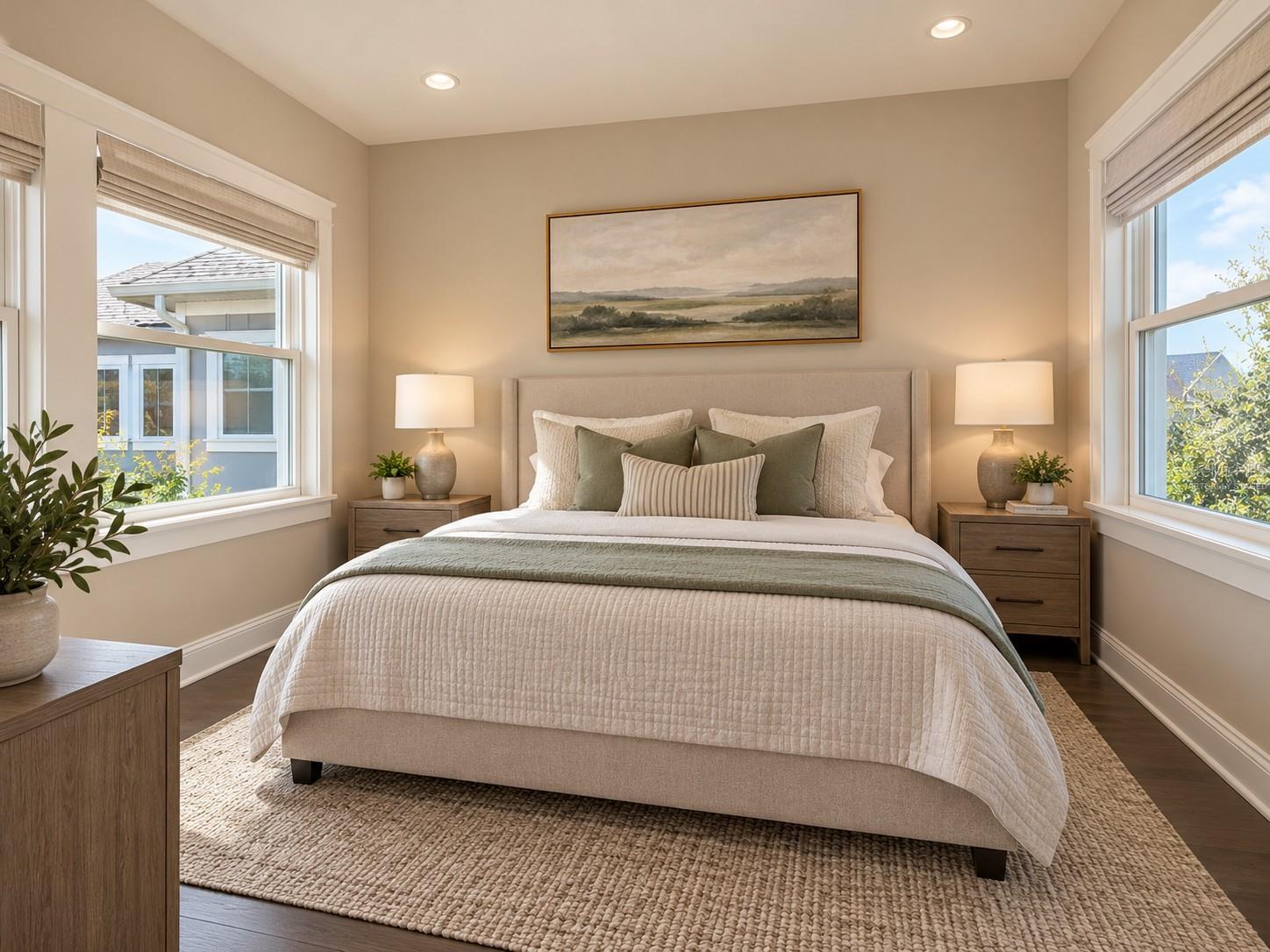 Virtually staged With balcony converted to a 4th bedroom option
